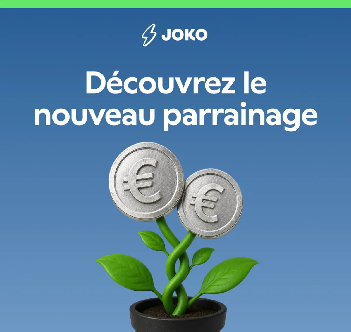 Illustration de l'article : Joko booste son parrainage : 10€ offerts au lieu de 3€